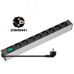 Изображение товара Блок розеток 8 портов. 1.8м. Шнур (шт)