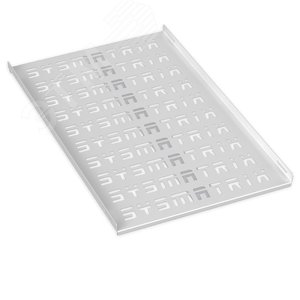 Изображение товара Полка 19' стационарная перфорированная глубиной 750 мм для напольных шкафов глубиной 1000 мм. усиленная до 120 кг. цвет серый (RAL 7035) (шт)