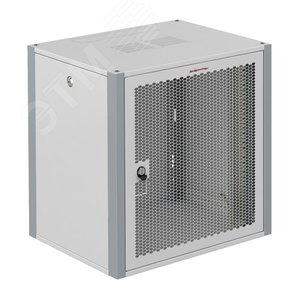 Изображение товара Шкаф телекоммуникационный настенный 19' 6U дверь перфорированная IP20. 600x450x315mm(ШхГхВ) цвет серый(RAL 7035/RAL7000) (шт)