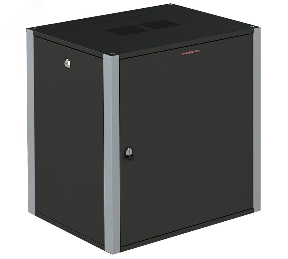 Изображение товара Телекоммуникационный настенный шкаф 19  18U черный 600x450x852 мм RAL 9005