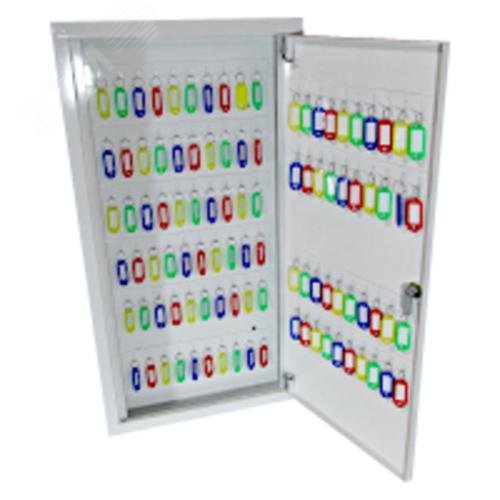 Изображение товара Ключница металлическая настенная на 100 ключей К-100, белая (шт)