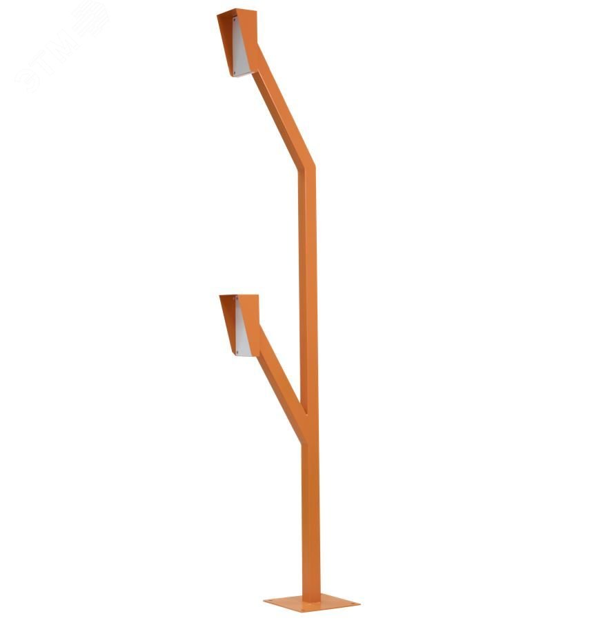 Изображение товара Стойка для считывателя 150х250 двойная H=1300/2280мм надежная монтажная стойка