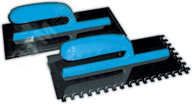 Изображение товара Гладилка стальная, пластиковая ручка 280х130 мм, плоская (шт)