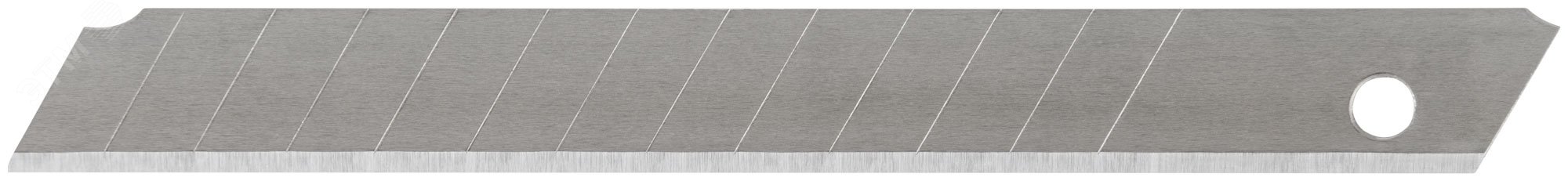 Изображение товара Лезвия для ножа технического 9 мм 12 сегментов, 10 шт. с пеналом