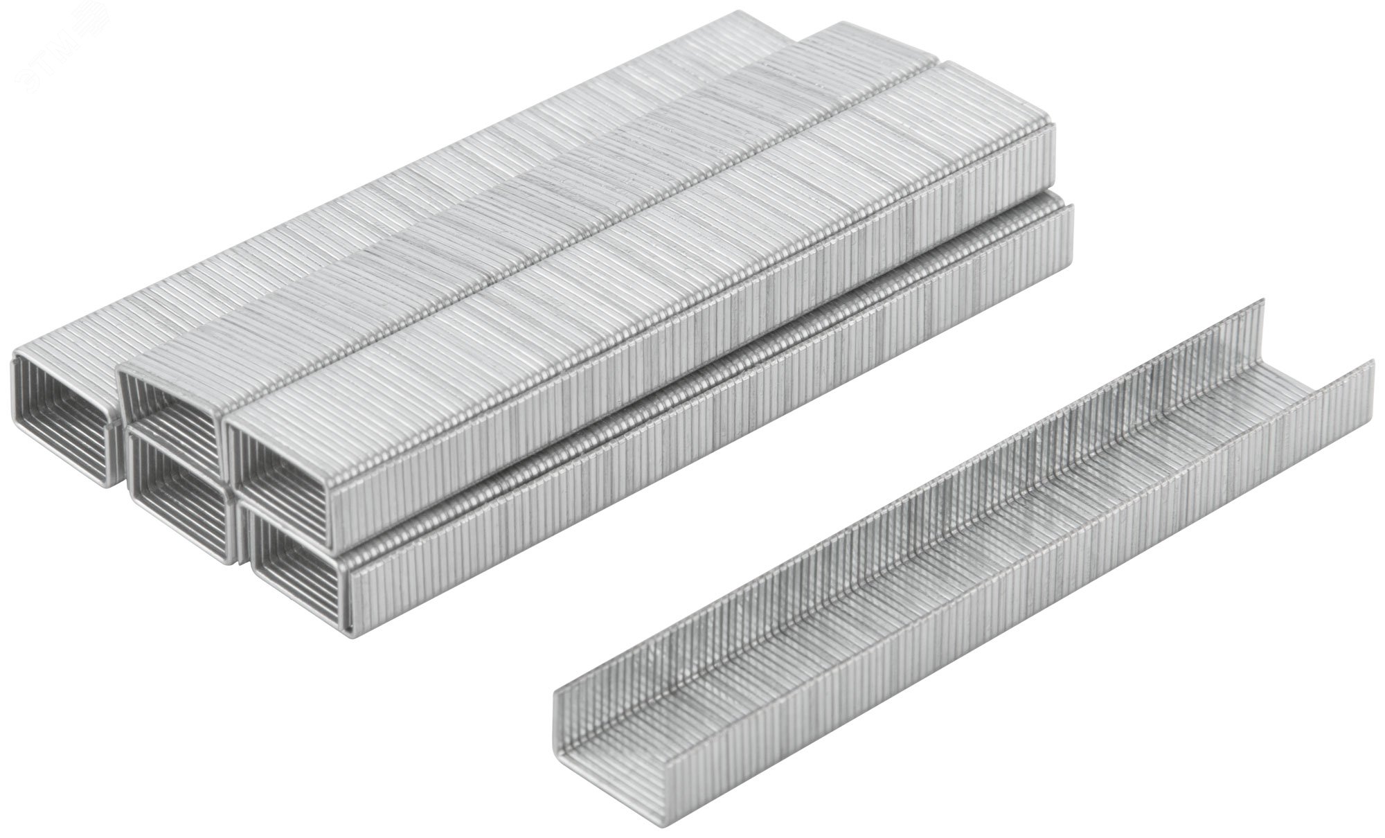 Изображение товара Скобы для степлера закаленные 11.3 мм х 0.7 мм, (узкие тип 53) 6 мм, 1000 шт (упак)