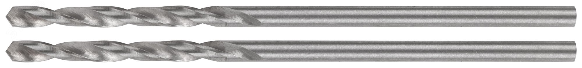 Изображение товара Сверла по металлу HSS шлифованные 1,5 мм 43 мм длина профессиональные