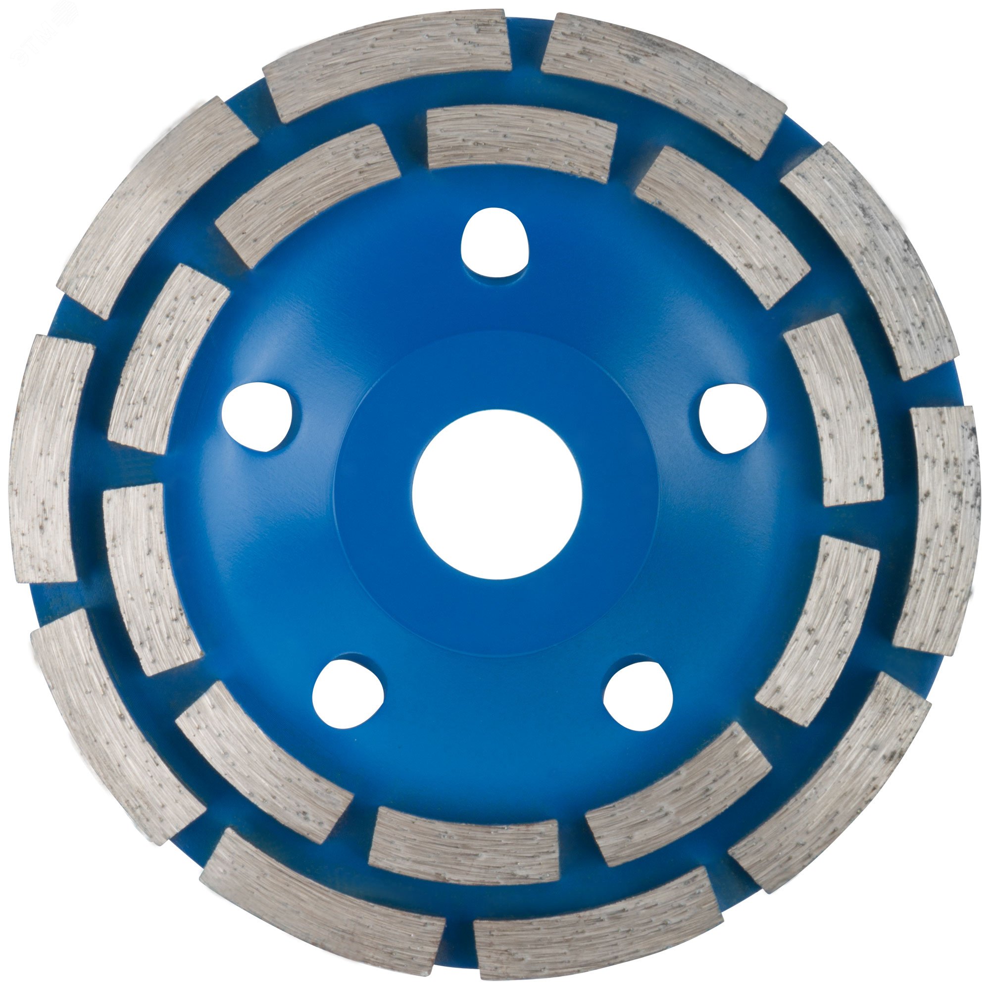 Изображение товара Диск алмазный шлифовальный, посадочный диаметр 22.2 мм, два ряда сегментов 125 мм (шт)