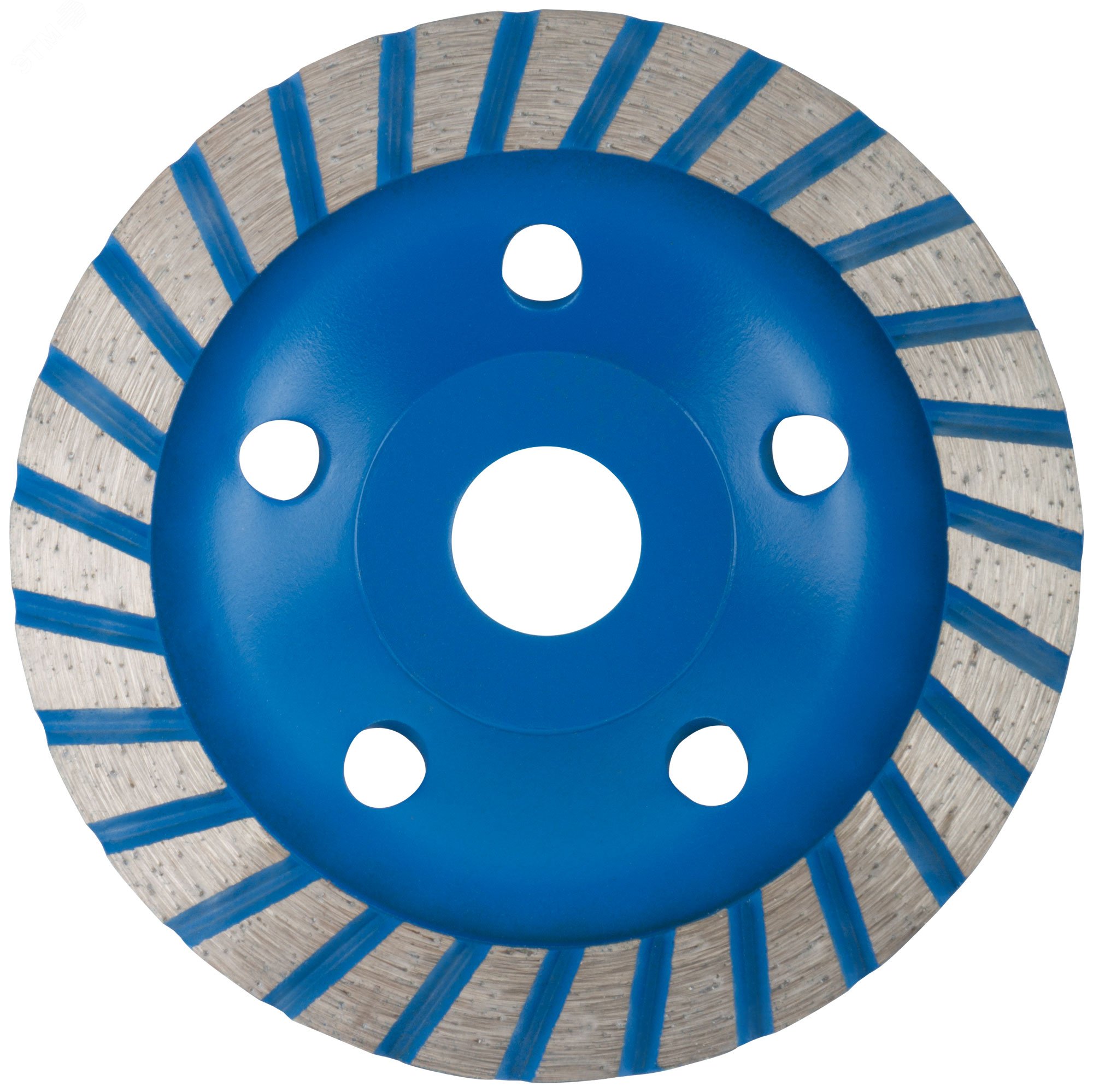 Изображение товара Диск алмазный шлифовальный чашка 125 мм MOS с турбо сегментами для бетона и камня