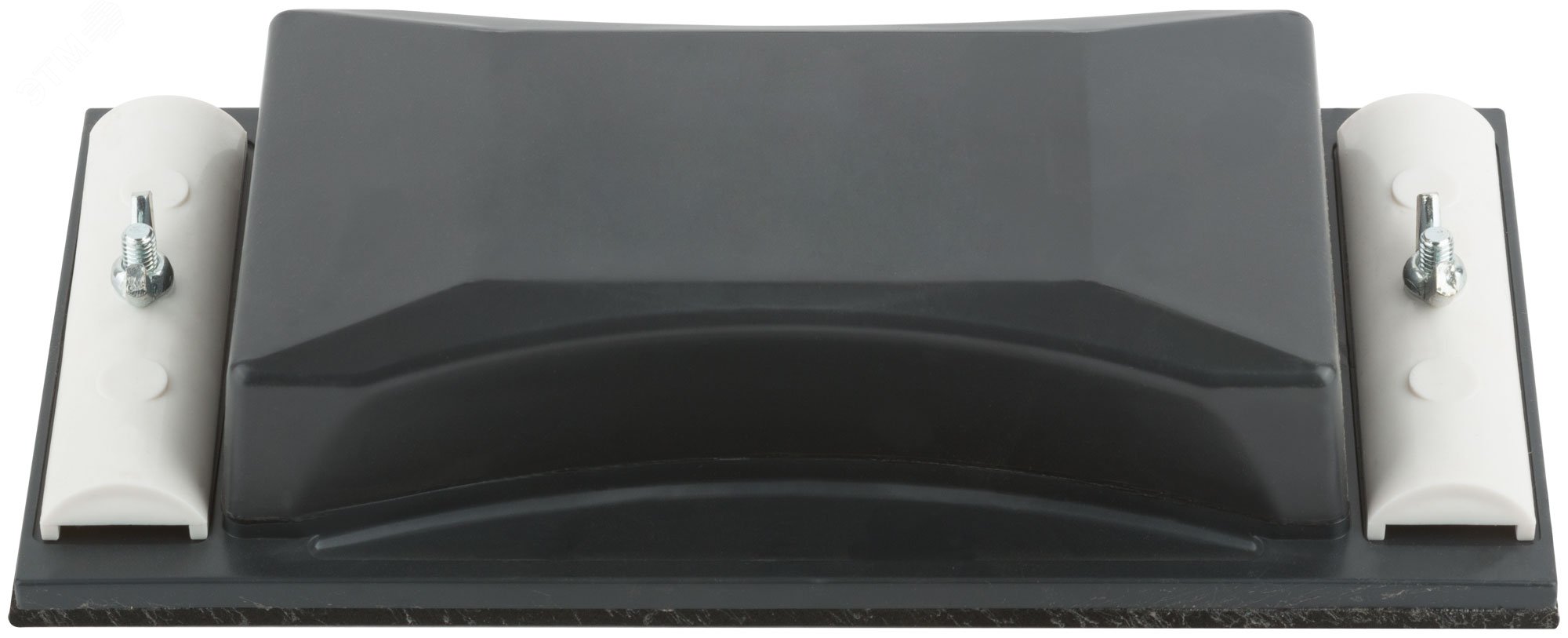 Держатель д/наждачной бумаги. пластиковый с металлическим прижимом, черный 210х105 мм 39716М MOS - превью 2