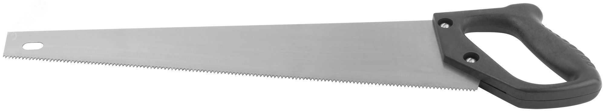 Ножовка по дереву ''Эконом'', мелкий зуб, шаг 3 мм, пластиковая ручка, 400 мм 40291М MOS - превью 4