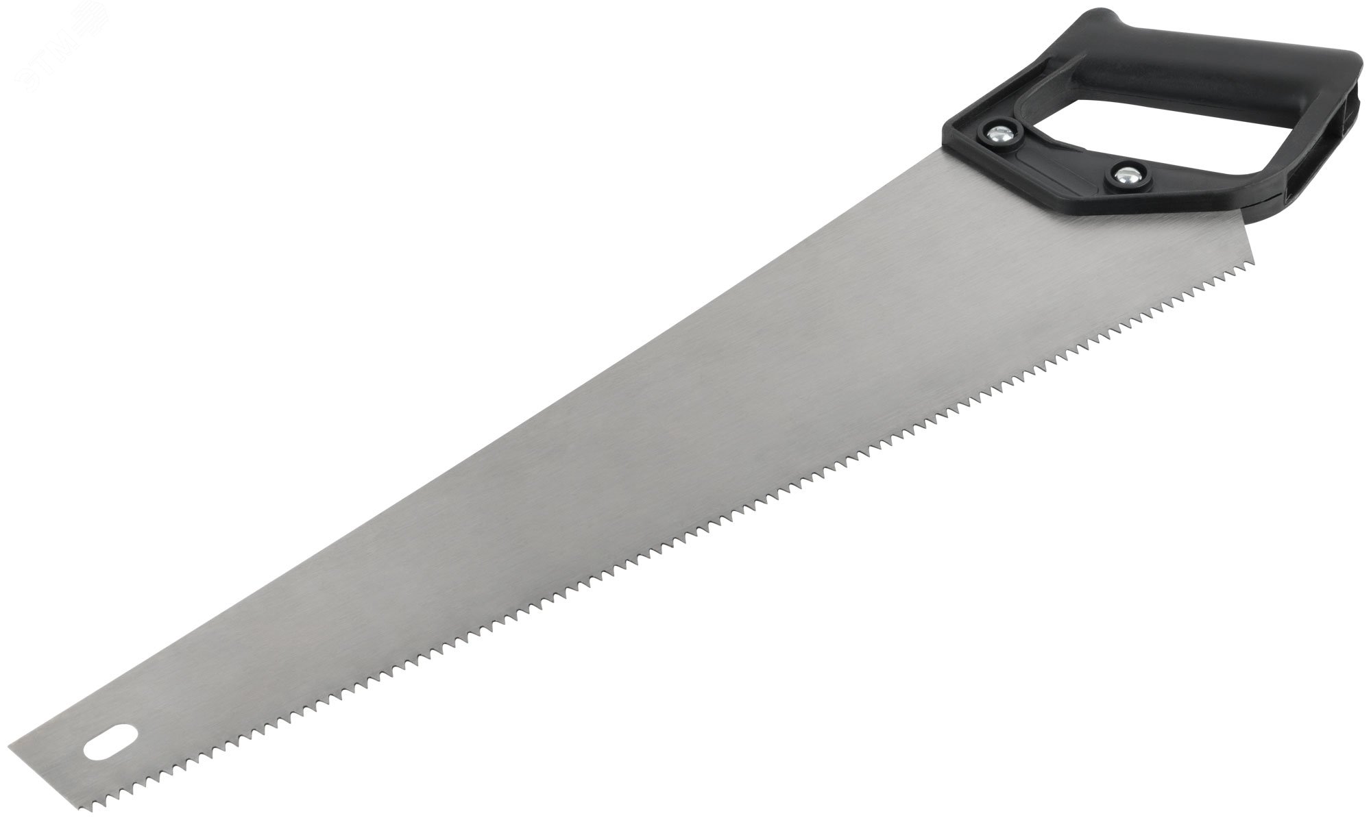 Ножовка по дереву ''Эконом'', средний зуб, шаг 4.5 мм, пластиковая ручка, 450 мм 40294М MOS - превью 2