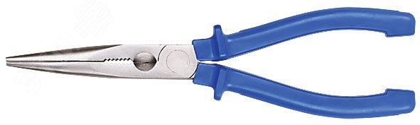 Изображение товара Тонкогубцы ТОР MOS 160 мм инструментальная сталь пластиковые ручки