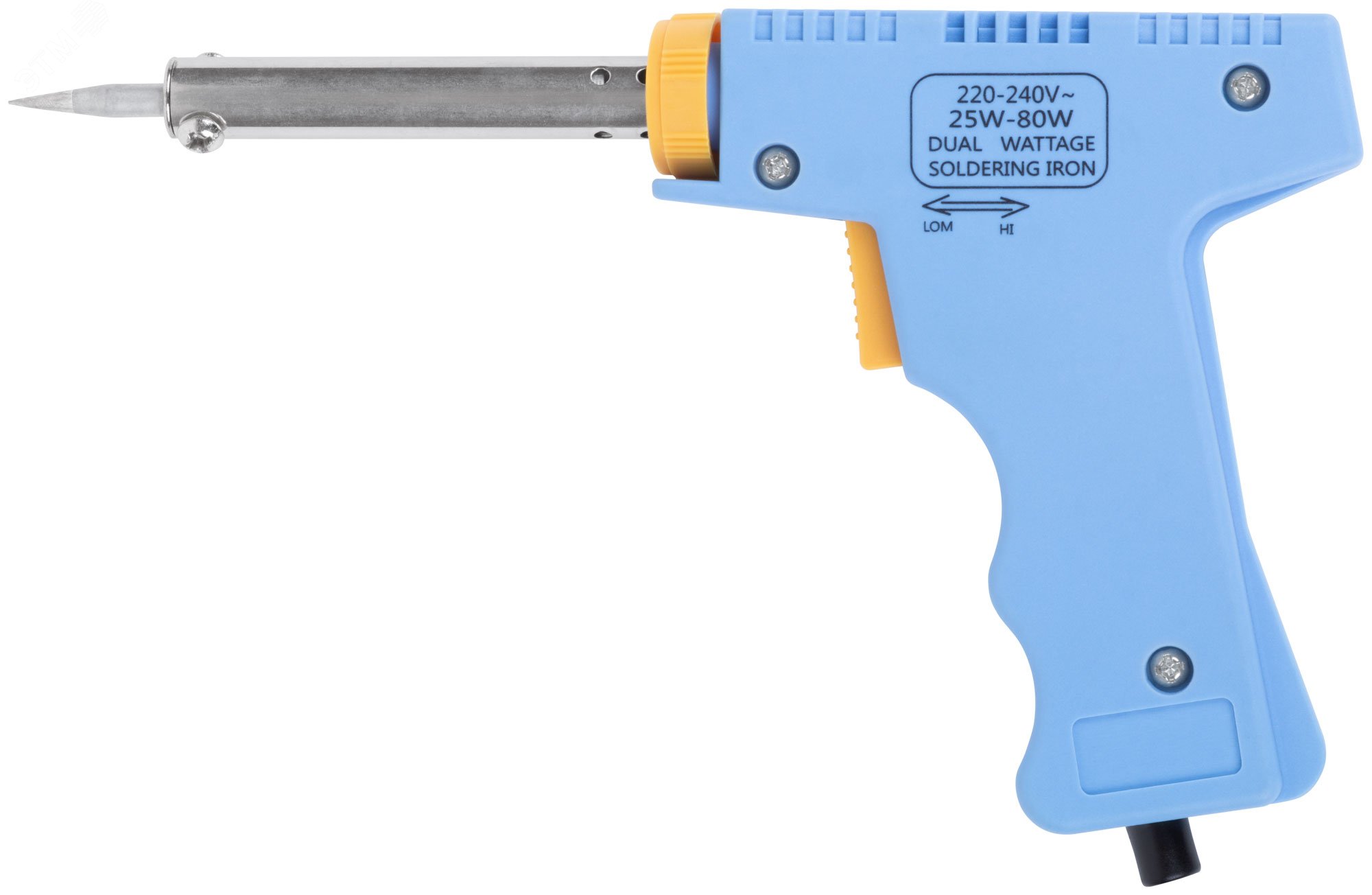 Изображение товара Паяльник пистолетный MOS 25-80 Вт конусное жало для пайки и лужения