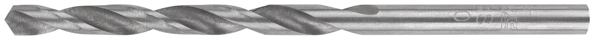 Сверло по металлу HSS в блистере, угол заточки 118град, 4,0X75 мм