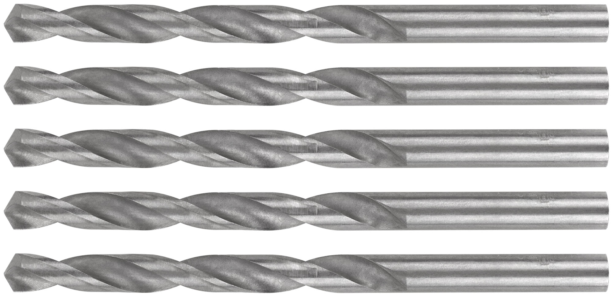 Сверла по металлу HSS, угол заточки 118град, 6,0X93 мм, (5 шт.)