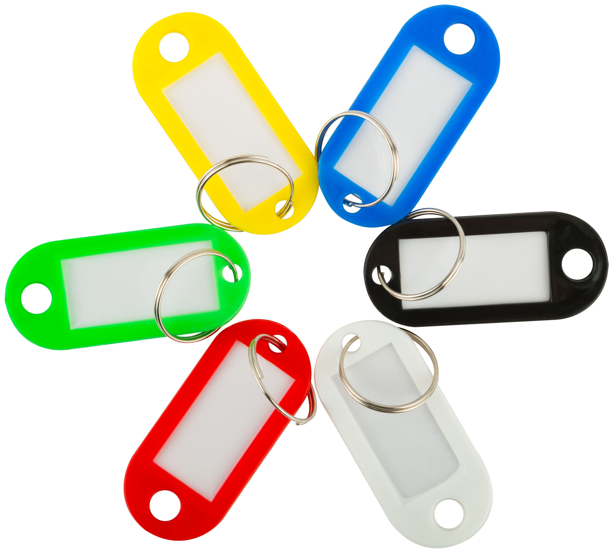 Бирки для ключей, набор 6шт