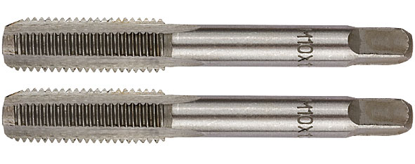 Метчики ручные, комплект 2 шт М10x1.0 мм