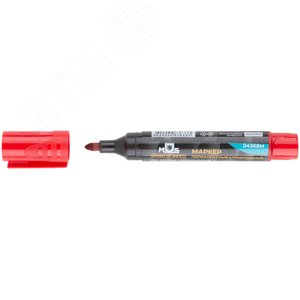 Маркер перманентный строительный, красный - фото 2