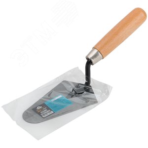 Кельма бетонщика, инструментальная сталь, деревянная ручка 160 мм - фото 3