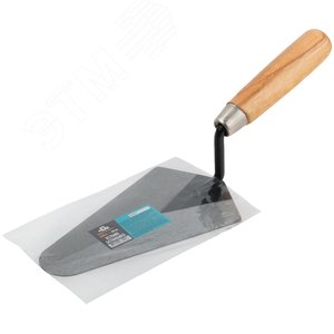 Кельма бетонщика, инструментальная сталь, деревянная ручка 180 мм - фото 3