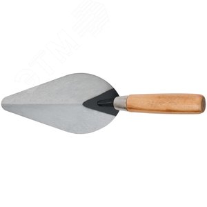 Кельма штукатура, инструментальная сталь, деревянная ручка 180 мм - фото 4