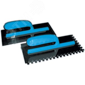 Гладилка стальная, пластиковая ручка 280х130 мм, плоская - фото 1