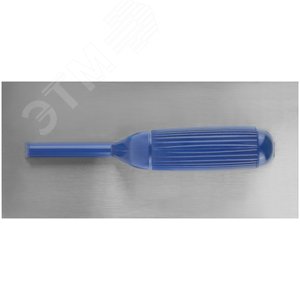 Гладилка стальная, пластиковая ручка 280х130 мм, плоская - фото 2