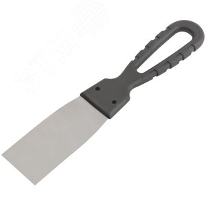 Шпатель, лезвие нержавеющая сталь, пластиковая ручка 40 мм - фото 2