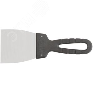 Шпатель, лезвие нержавеющая сталь, пластиковая ручка 80 мм - фото 1