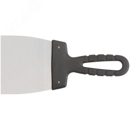 Изображение товара Шпатель, лезвие нержавеющая сталь, пластиковая ручка 100 мм (шт)