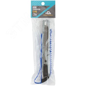 Нож технический пластиковый 18 мм - фото 3