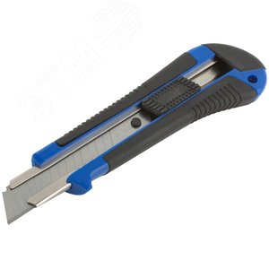 Нож технический пластиковый обрезиненный 18 мм - фото 2