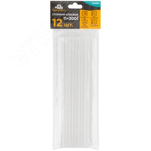 Стержни клеевые 11x200 мм, 12 шт., прозрачность 50% - фото 3
