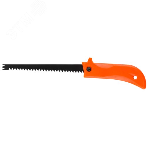 Изображение товара Ножовка ручная узкая для гипсокартона, пластиковая ручка 160 мм (шт)