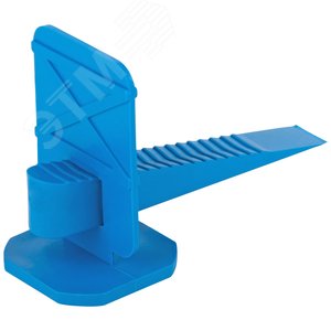 СВП (Система Выравнивания Плитки), Зажимы 40 шт и Клинья 40 шт, набор (синие) - фото 4