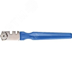 Изображение товара Стеклорез роликовый, 6 роликов, пластиковая ручка (шт)