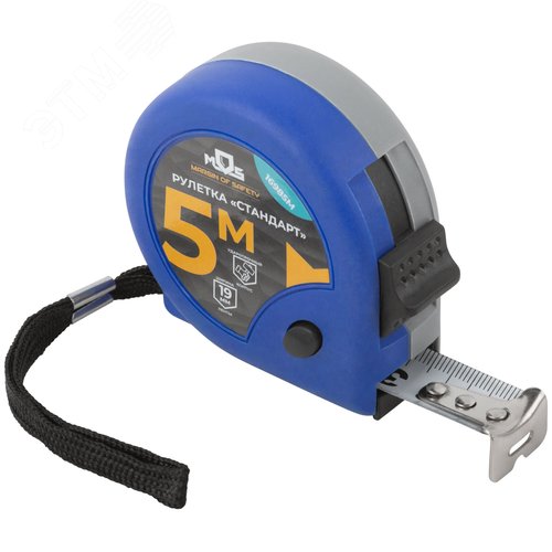 "Рулетка ""Стандарт"" 5 м x 19 мм" - фото 1