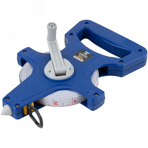 Рулетка геодезическая, открытый корпус, фибергласовая лента 30 м - фото 2