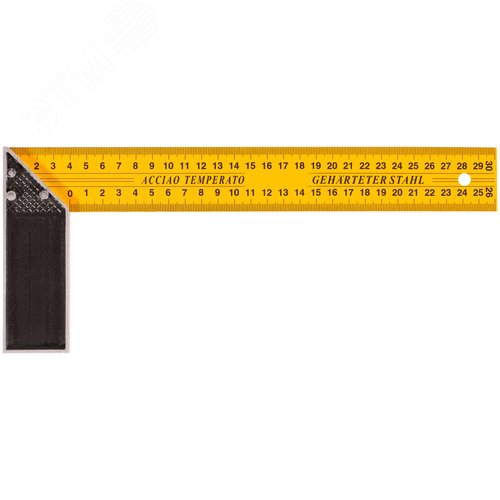 Изображение товара Угольник столярный, двусторонняя шкала 300 мм (шт)