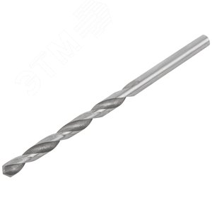 Сверла по металлу HSS, угол заточки 118град, 4,0X75 мм, (5 шт.) - фото 2