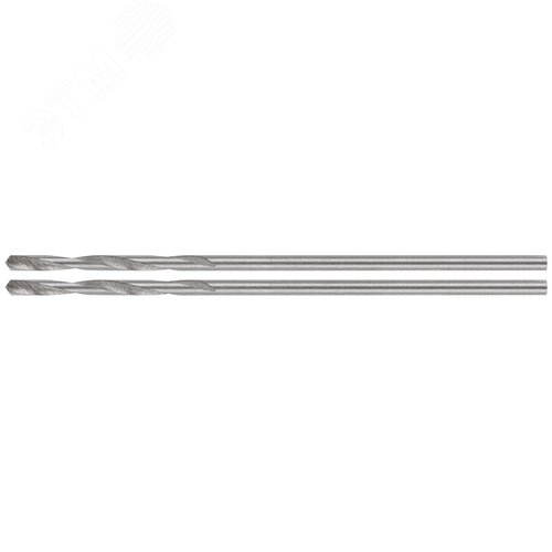 Сверла по металлу HSS шлифованные в блистере, угол заточки 135град, 1,0X34 мм - фото 1