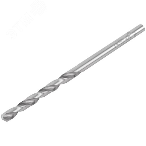 Сверло по металлу HSS шлифованное в блистере, угол заточки 135град, 3,2X65 мм - фото 2