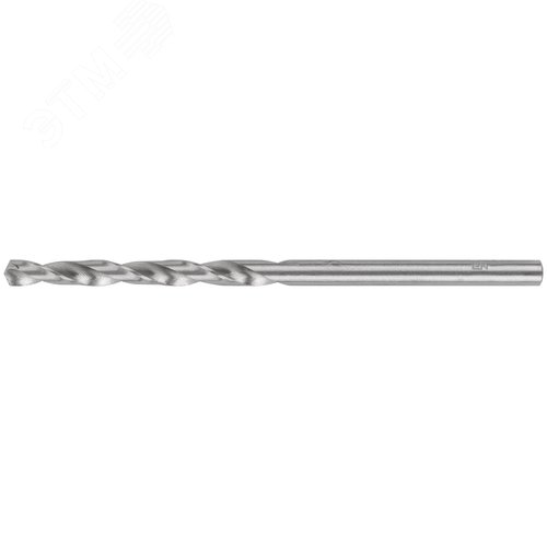 Сверло по металлу HSS шлифованное в блистере, угол заточки 135град, 3,5X70 мм - фото 1