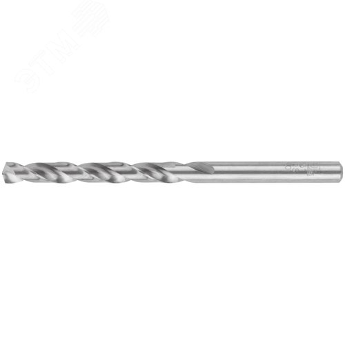 Сверло по металлу HSS шлифованное в блистере, угол заточки 135град, 7,0X109 мм - фото 1