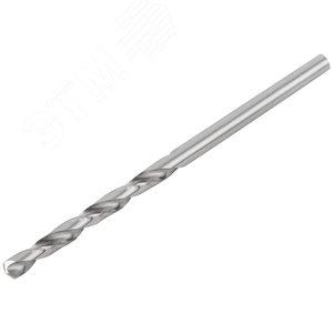Сверла по металлу HSS шлифованные, угол заточки 135град, 3,2X65 мм (5 шт.) - фото 2