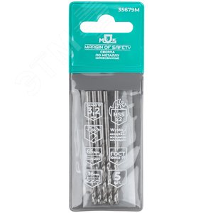 Сверла по металлу HSS шлифованные, угол заточки 135град, 3,2X65 мм (5 шт.) - фото 3