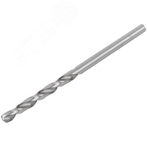 Сверла по металлу HSS шлифованные, угол заточки 135град, 3,3X65 мм (5 шт.) - фото 2