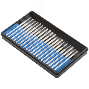 Шарошки, усиленная сталь с алмазным напылением, штифт диаметр 3 мм, 20 шт - фото 2