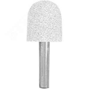 Шарошка абразивная (по металлу), хвостовик 6 мм, цилиндр закругленный 20х25 мм - фото 1