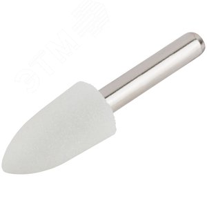 Шарошка абразивная (по металлу), хвостовик 6 мм, цилиндр заостренный 14х25 мм - фото 2